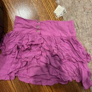 Ruffled Purple Skirt